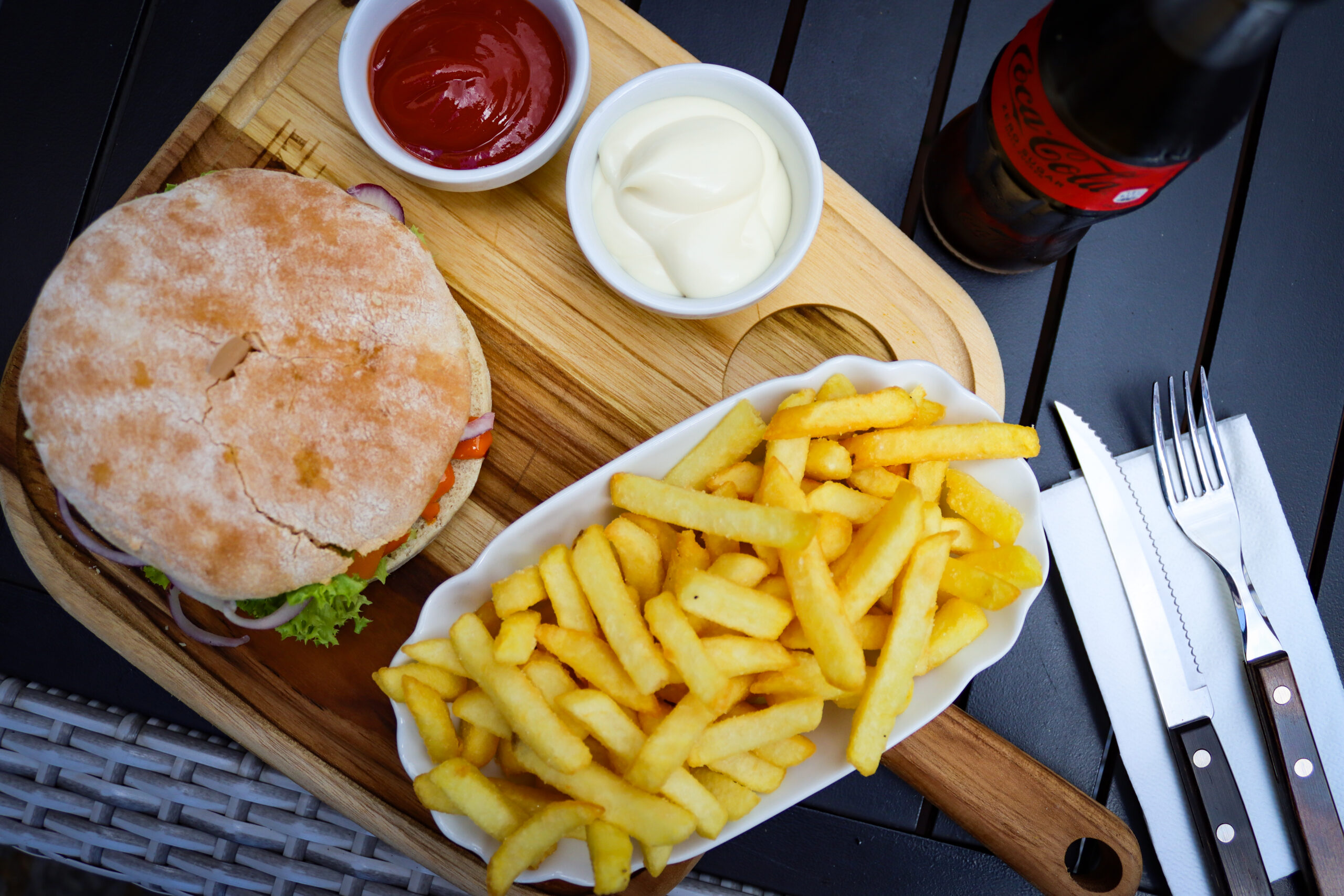 Leckere Pommes und Burger in Bad Segeberg